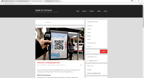 Modified Theme Standard 2015